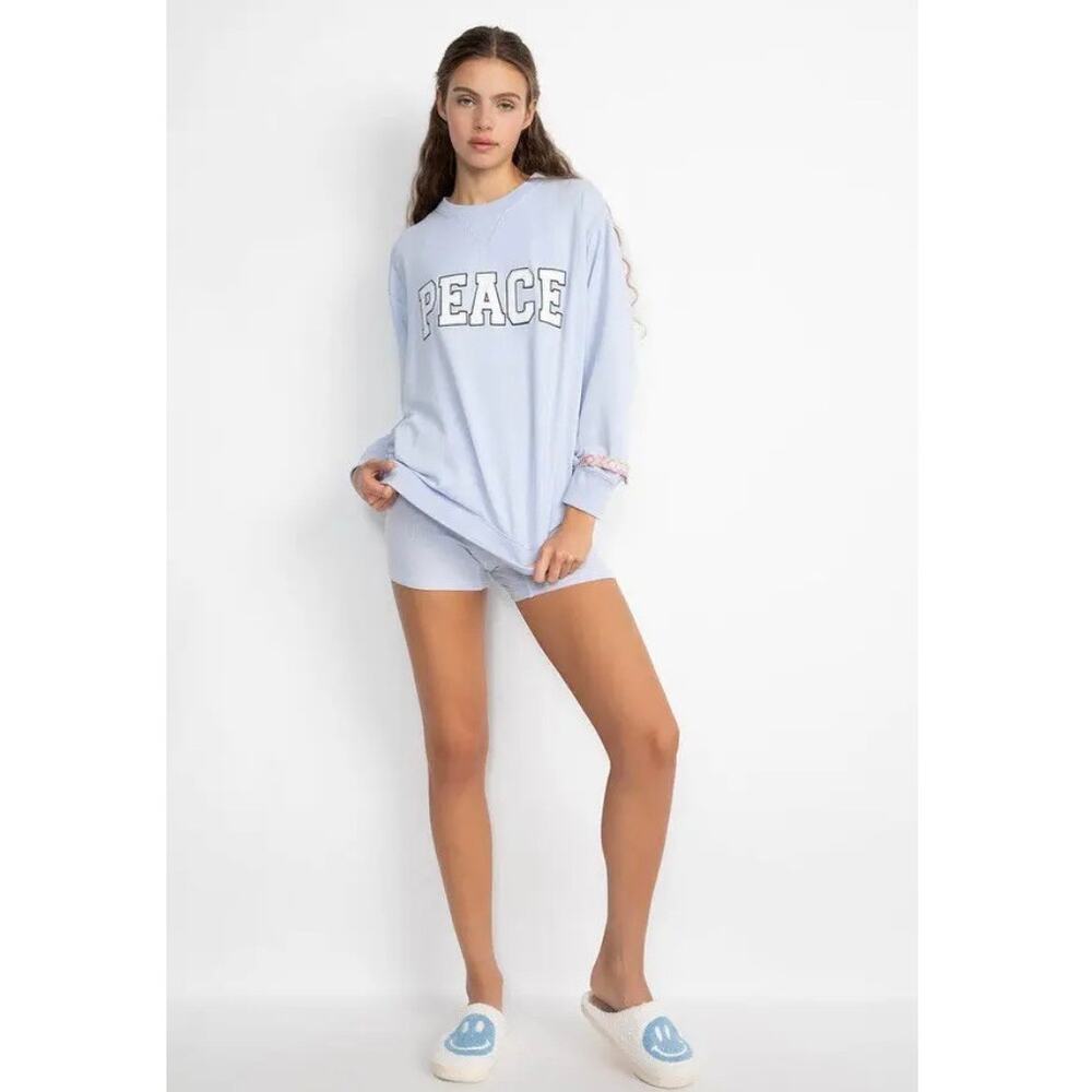 ALICE + OLIVIA  A+O X Big Feelings Scarlett Oversized Crewneck (new)